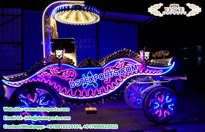 Traditional Wedding Light Fitted Horse Buggy Rath
