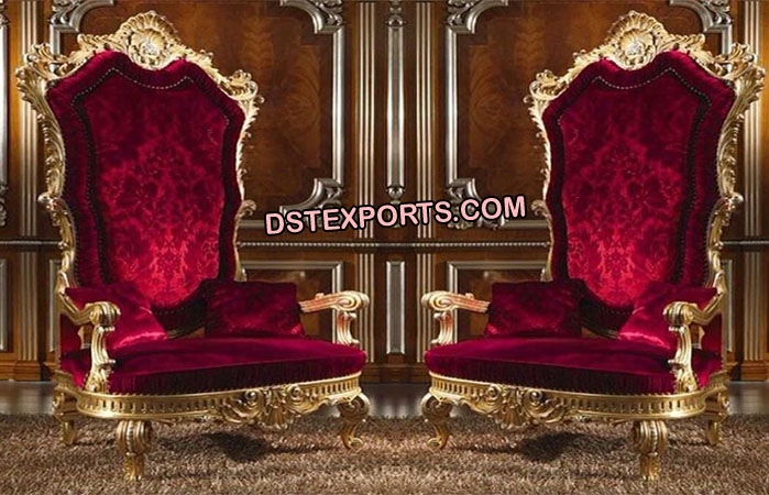 Wedding Event Royal Throne Chairs