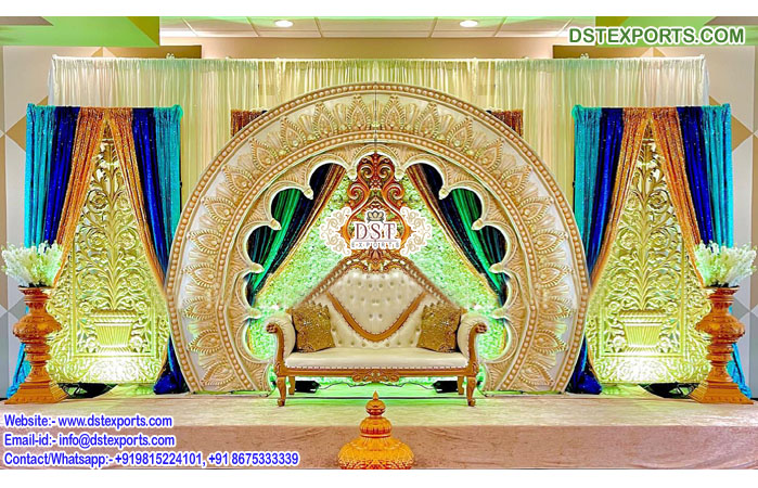 Wedding Stage FRP Arch Backdrop Frame