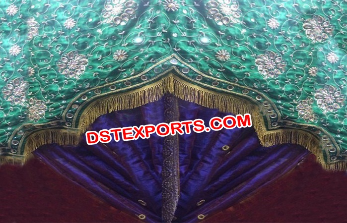 Muslim Wedding Heavy Embroidered Backdrop