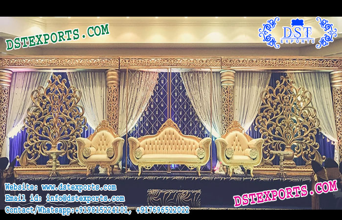 Bollywood Style Wedding Stage Decoration