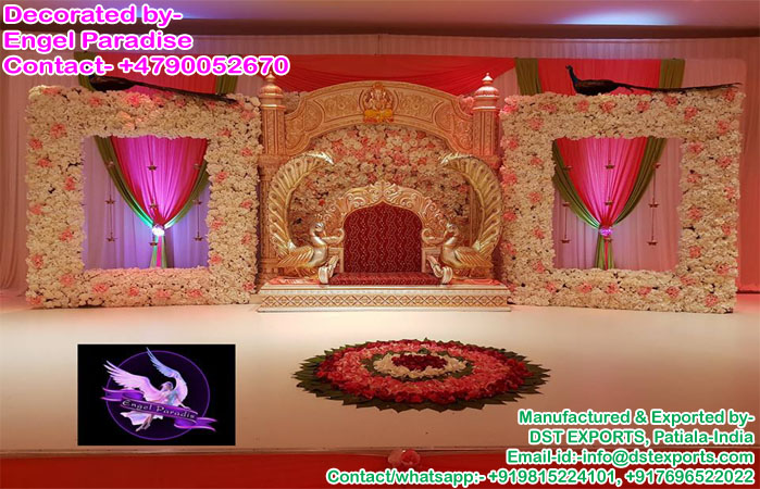 Delighted Flower Backdrop Panels Wedding Decors