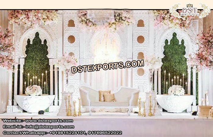 Top Wedding Stage 3D Back-frame California
