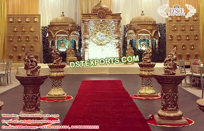 Tamilian Wedding Maharaja Stage Decor