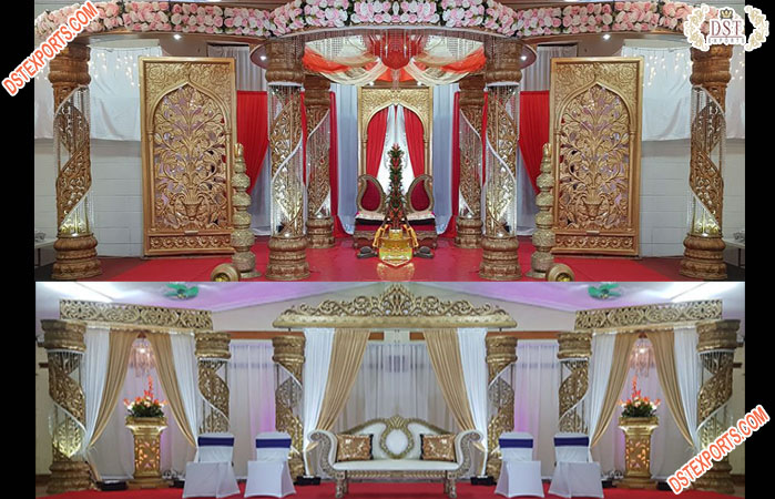 Bollywood Wedding Crystal Mandap/Stage FIJI
