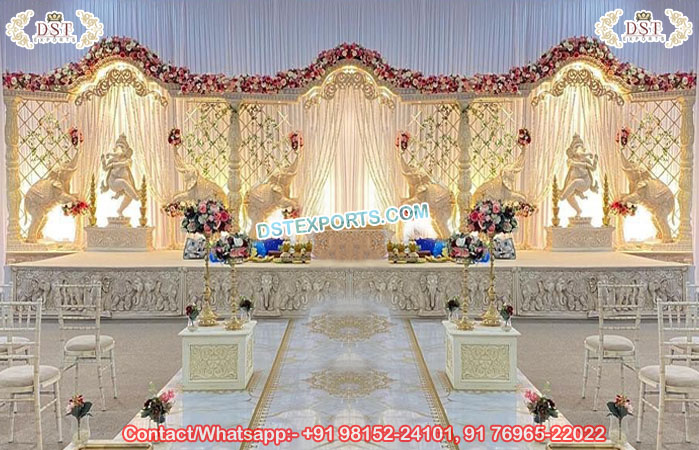 Hindu Wedding Open Stage & Mandap Decoration