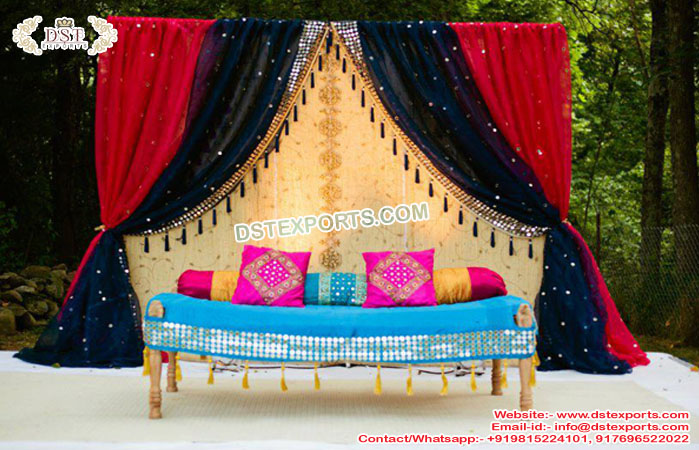 Wedding Curtains for Outdoor Mehndi Events