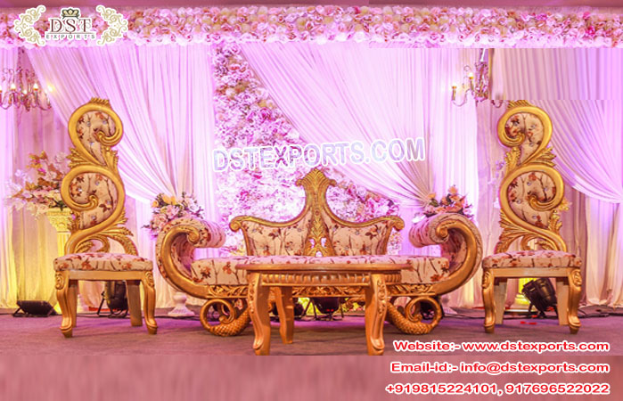 Marvelous Muslim Nikah Stage Sofa Set