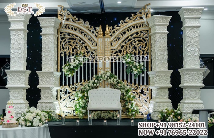 Stunning Wedding Venue Stage Backdrop Panels