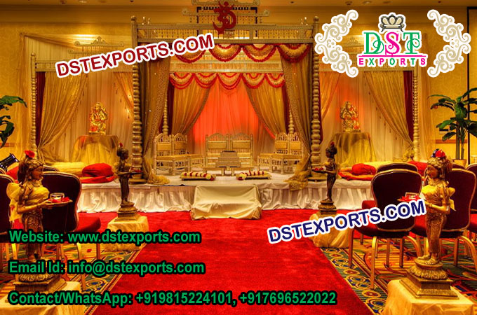 Wedding Wooden Sankheda Mandap