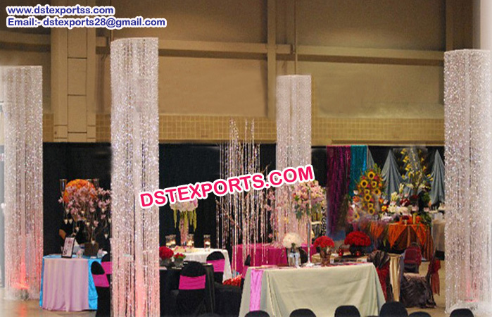 Wedding Designer Crystal Pillar