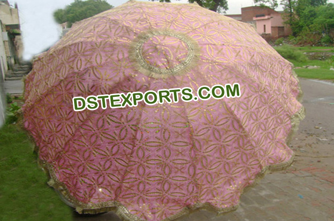 Light Weighted Embroidered Wedding Umbrella
