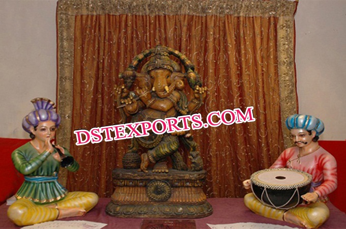 Indian Wedding Garba Decoration Stage Statue