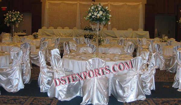 WEDDING NEW SILVER CHAIR COVER