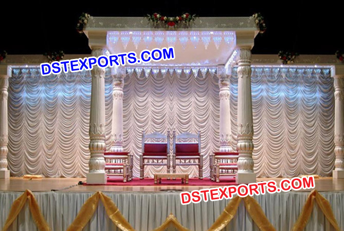 Indian Wedding Fiber Lotus Mandap