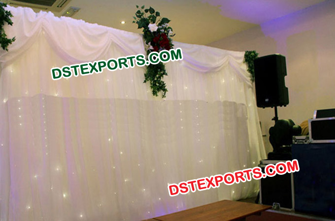 New Wedding Lighted Stage Backdrop