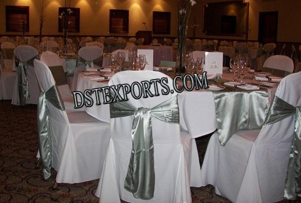 LATEST WEDDING WHITE CHAIR COVER