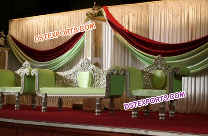 Wedding New Designer Silver Carved Furnitures