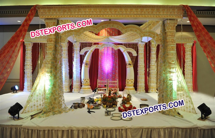 Indian Wedding Dev Pillar Mandap/ Wedding Mandap