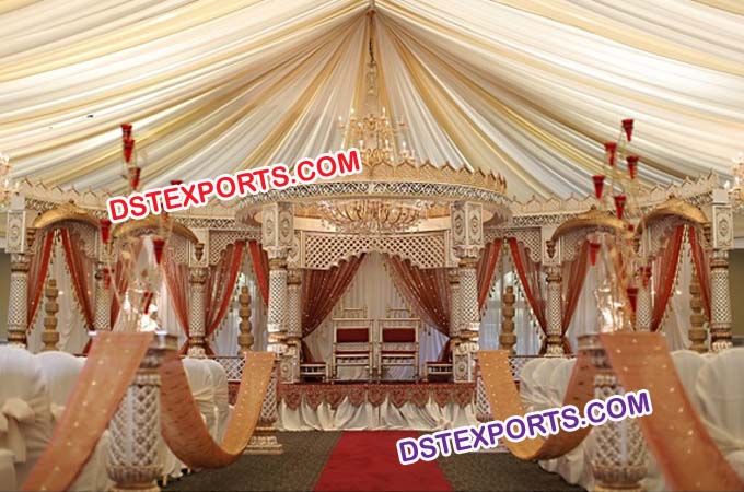 Royal Maharaja Fiber Wedding Mandap