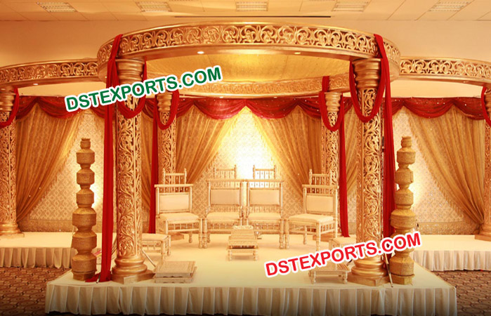 Wedding Royal Golden Mandapam