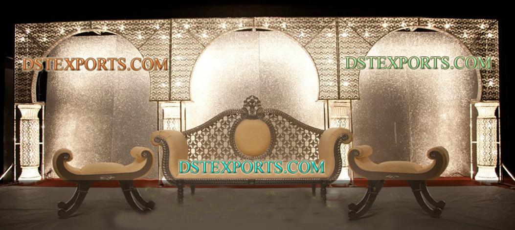 ASIAN WEDDING LIGHTED CRYSTAL BACKDROP