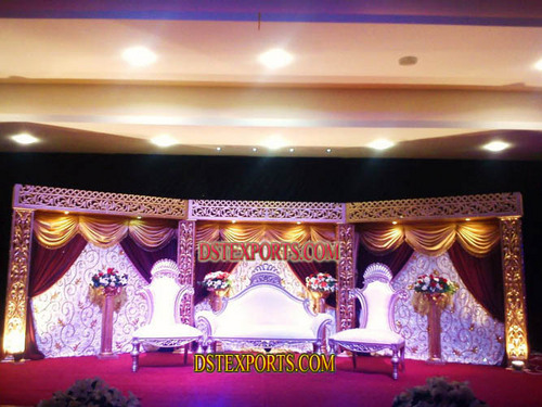 LATEST MAHARAJA  WEDDING  STAGE  SET