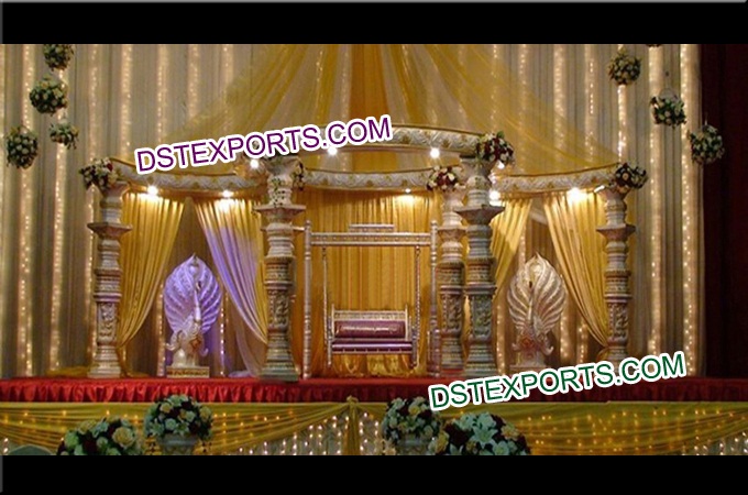 Beautiful Wedding Dev Pillar Mandap Set