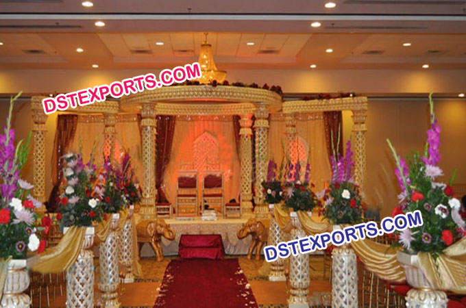 Grand Wedding Lotus Mandap