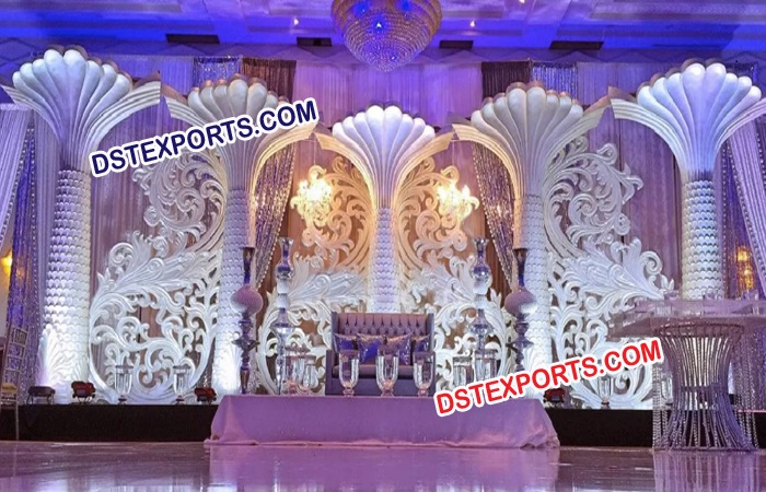 Pakistani Muslim Wedding Stage Decoration
