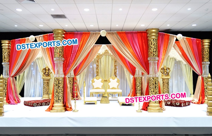 Crystal Mandap Indian Wedding Mandap Design