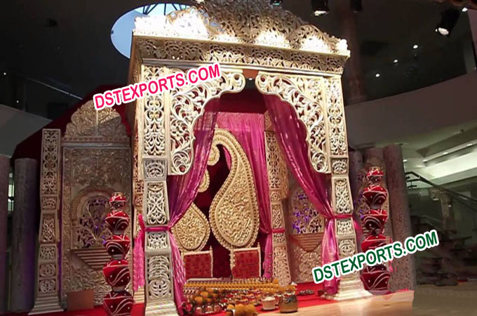 Asian Wedding Royal Decorated Stage set