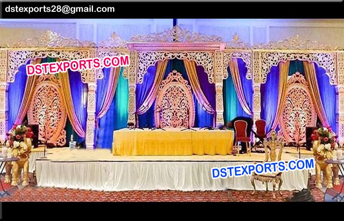 Bollywood Muslim Wedding Walima Stage