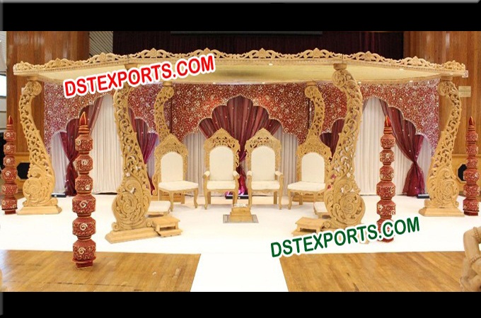 Wooden Carved Mandap