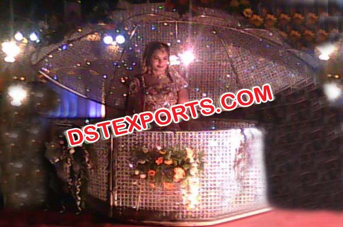 Wedding Crystal Shell Doli/ Palanquin