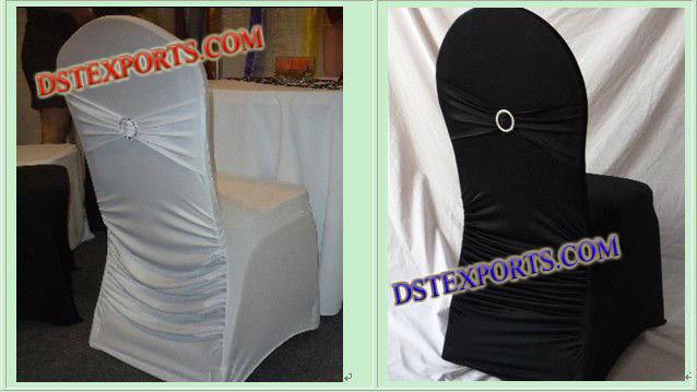 WEDDING BUCKLED CHAIR COVERS