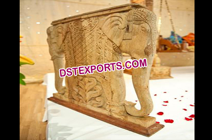 Indian Wedding Decoration Wooden Elephant