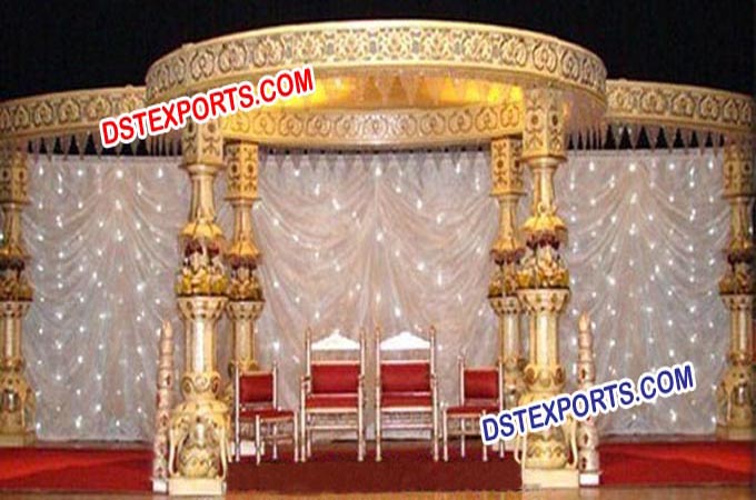 Ganesha Fiber Wedding Mandap