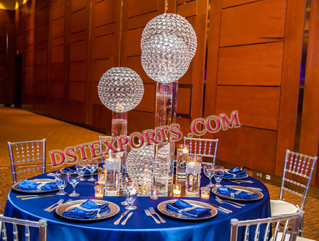 WEDDING CRYSTAL STAND CENTER PIECES