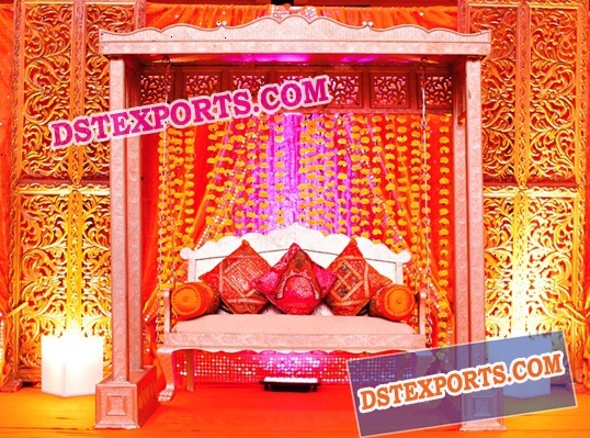 WEDDING WOODEN STAGE WITH JHULLA