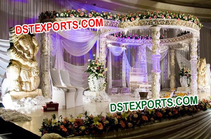 Wedding Traditional Crystal Ganesha Mandap