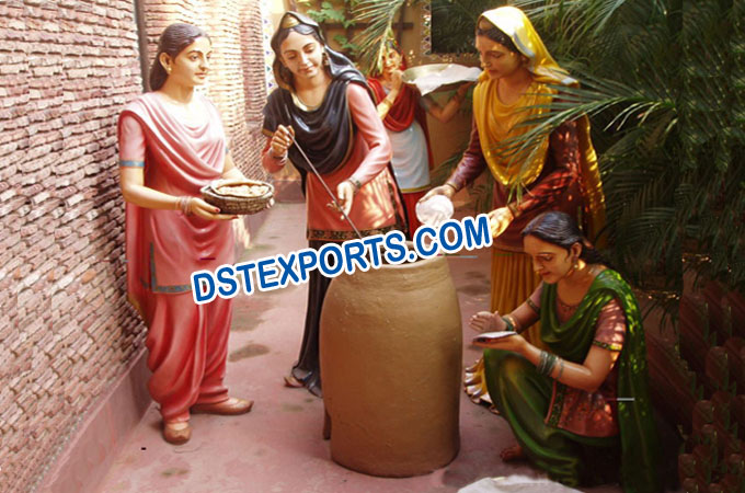 Punjabi Culture Tandoor Ladies