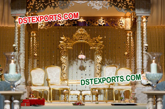 Royal Hindu Wedding Stage Set/Wedding WoodenStages