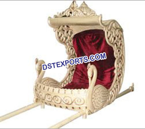 INDIAN WEDDING BRIDAL SWAN PALKI