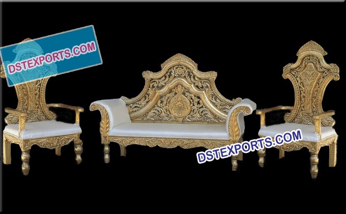 ROYAL ASIAN WEDDING GOLD FURNITURE SET