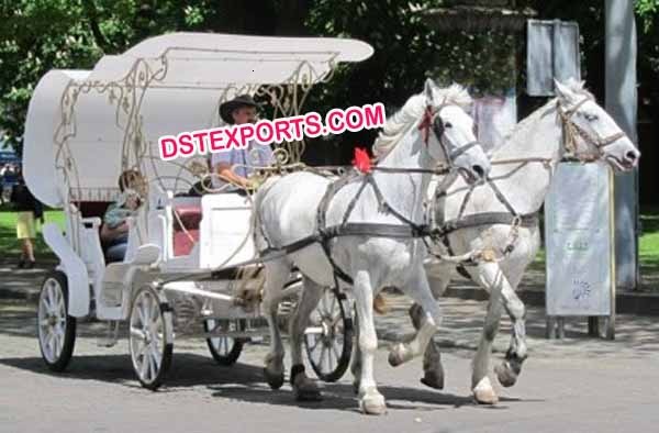 Horse Drawn Vis A Vis Victoria Carriage