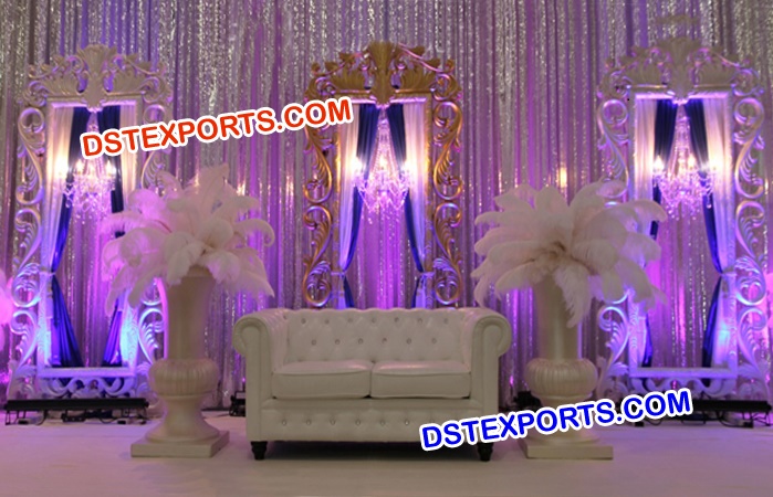 Bollywood  Wedding Stage Backdrop