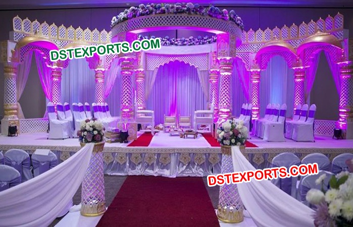 Jaipuri Haveli Wedding Mandap New Design
