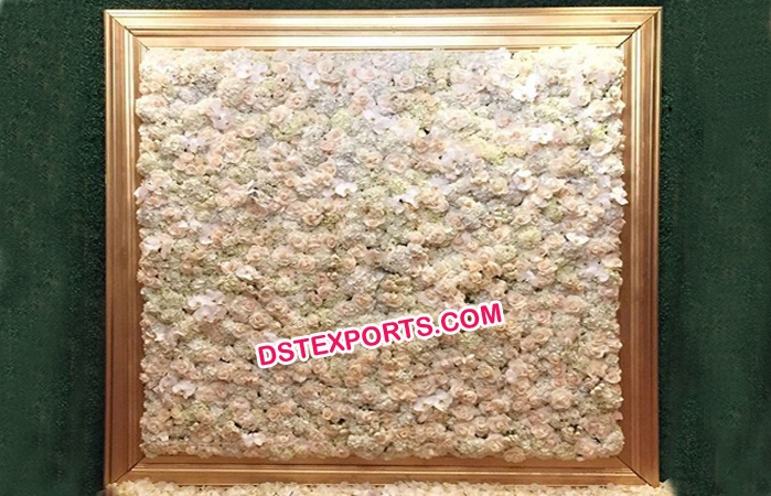 Flower Backdrop Wall for Wedding Stage Decoration