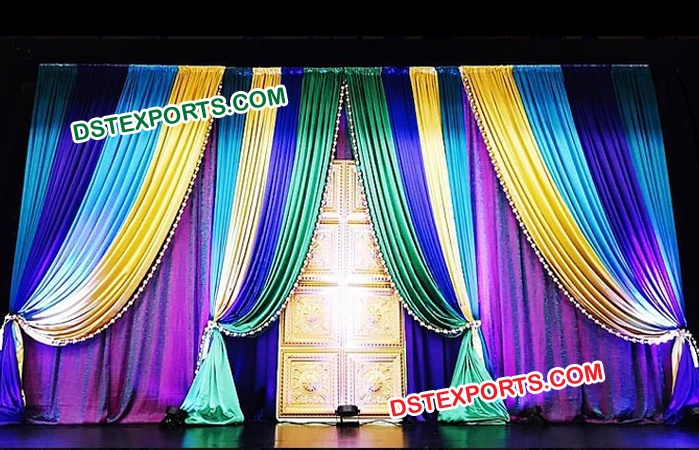 Backdrop Wedding Stage Decoration